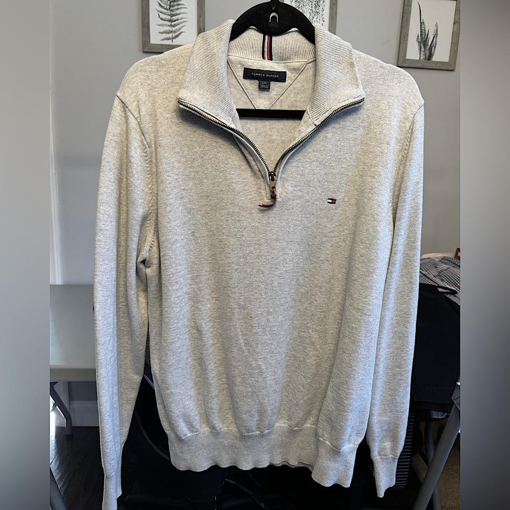 Tommy Hilfiger - Grey Quarter Zip